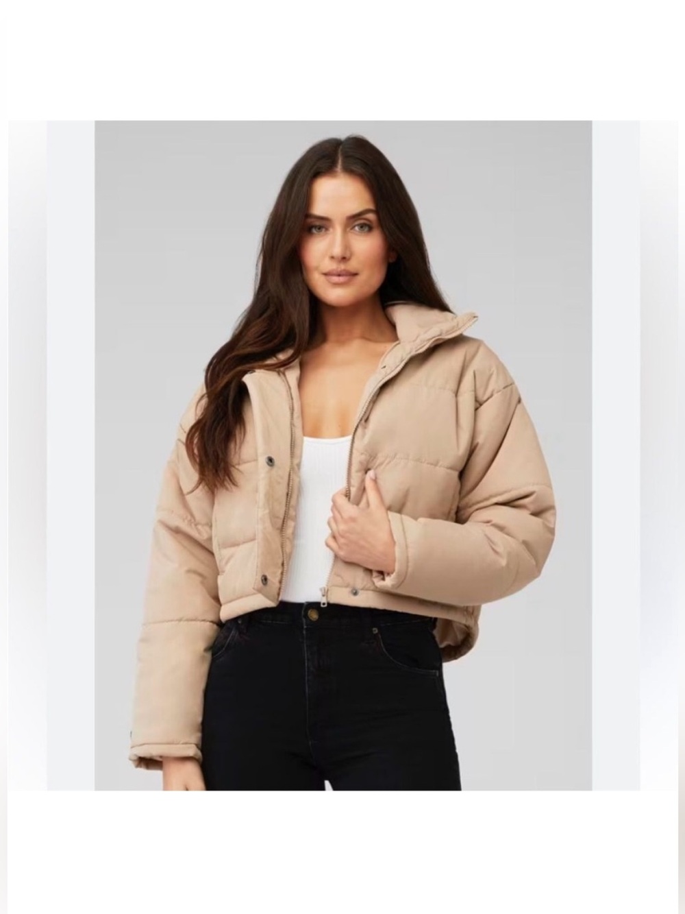 THE FIFTH LABEL Jacket S Puffer Tan